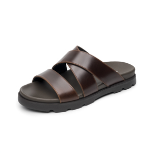 Sandalia Semivestir Quirelli para Hombre con Anatomic Pad Estilo 706804 Tan