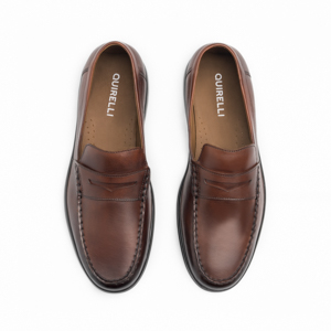 Loafer Casual Quirelli para Hombre 100 % Piel Estilo 707102 Shedron