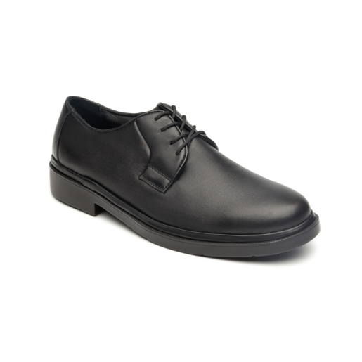 Zapato Casual Para Oficina Quirelli Con Corte Acojinado Para Hombre - Estilo 85101 Negro