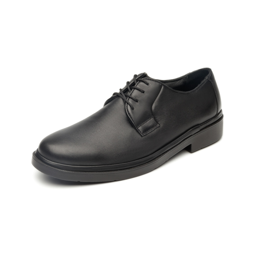 Zapato Casual Para Oficina Quirelli Con Corte Acojinado Para Hombre - Estilo 85101 Negro