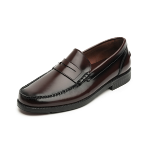 Mocasín Con Antifaz Quirelli para Hombre con Construcción Guante Estilo 87904 Vino