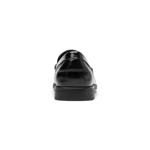 Mocasín Con Herraje Quirelli para Hombre con 100% piel Estilo 87906 Negro