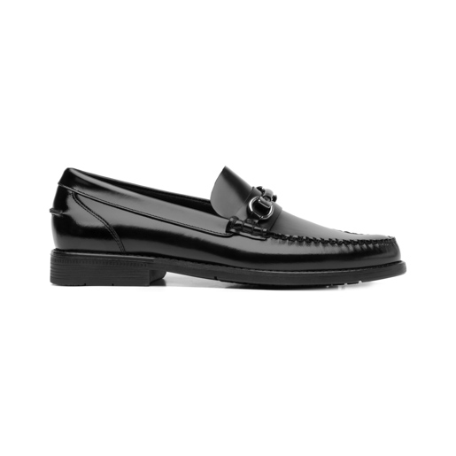Mocasín Con Herraje Quirelli para Hombre con 100% piel Estilo 87906 Negro