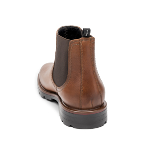 Botin Chelsea Quirelli para Hombre con elástico Estilo 88606 Nogal