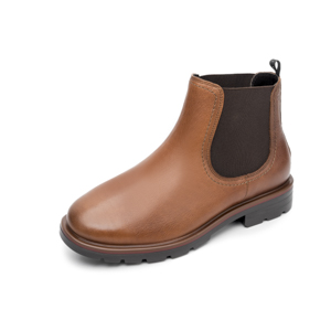 Botin Chelsea Quirelli para Hombre con elástico Estilo 88606 Nogal
