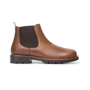 Botin Chelsea Quirelli para Hombre con elástico Estilo 88606 Nogal