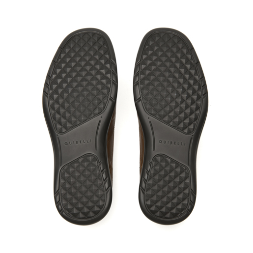 Calzado Vestir Casual Quirelli para Hombre con Corte Acojinado Estilo 88714 Whisky