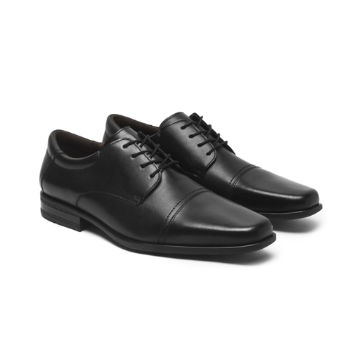 Derby Vestir Flexi para Hombre Estilo 90725 Negro