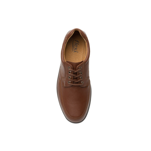 Zapato Casual De Servicio/Clínico Flexi De Agujetas Para Hombre - Estilo 91607 Cafe