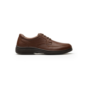 Zapato Casual De Servicio/Clínico Flexi De Agujetas Para Hombre - Estilo 91607 Cafe