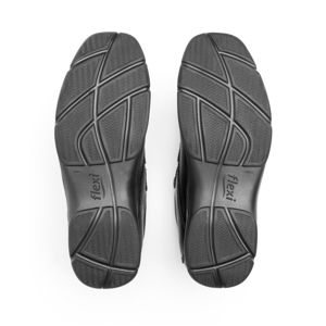 Derby Semivestir Flexi para Hombre con Ancho Ajustable Estilo 93512 Negro