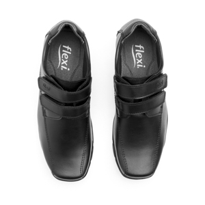 Derby Semivestir Flexi para Hombre con Ancho Ajustable Estilo 93512 Negro